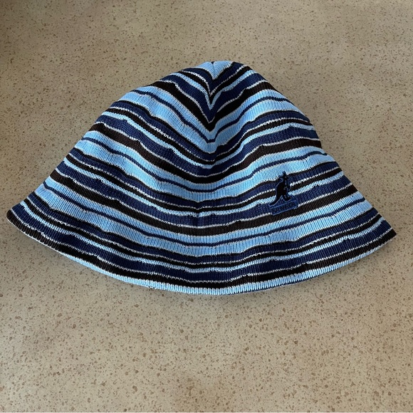 KANGOL optical stripe bell bucket Hat - Picture 6 of 7